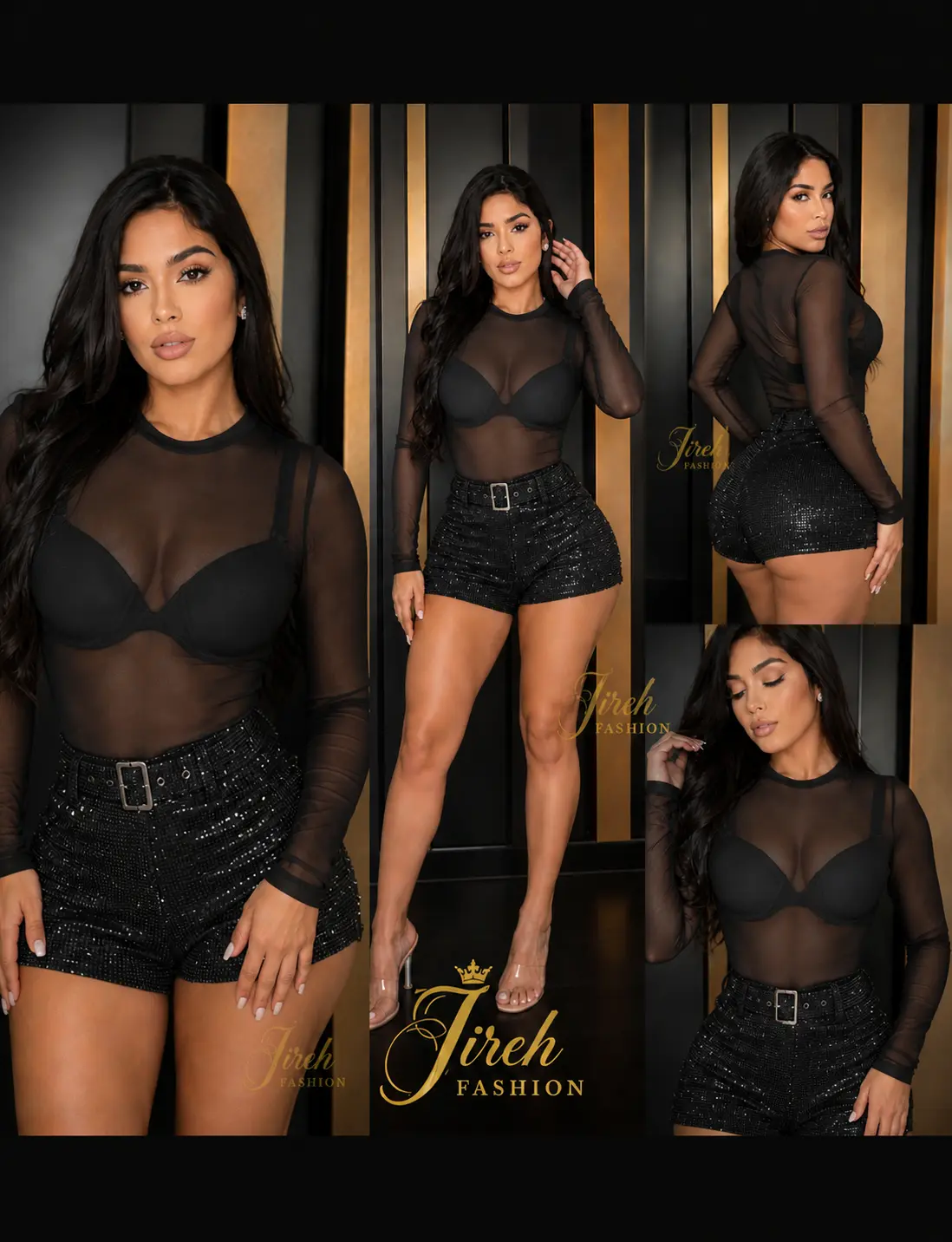 Melanie Mesh Top Multiple Colors