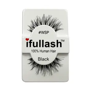 #WSP ifullash 100% Human Hair Eyelashes - 6 or 12 Pairs