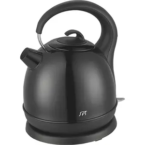 Stainless Cordless Kettle with Black Coating