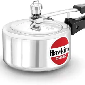 Hawkins Classic Aluminum Pressure Cooker 1.5 Litre,  Durable & Fast Cooking Kitchen Essential