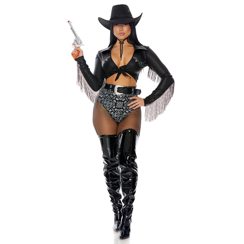Forplay Women's Halloween Ride it Out Sexy Cowgirl Costume