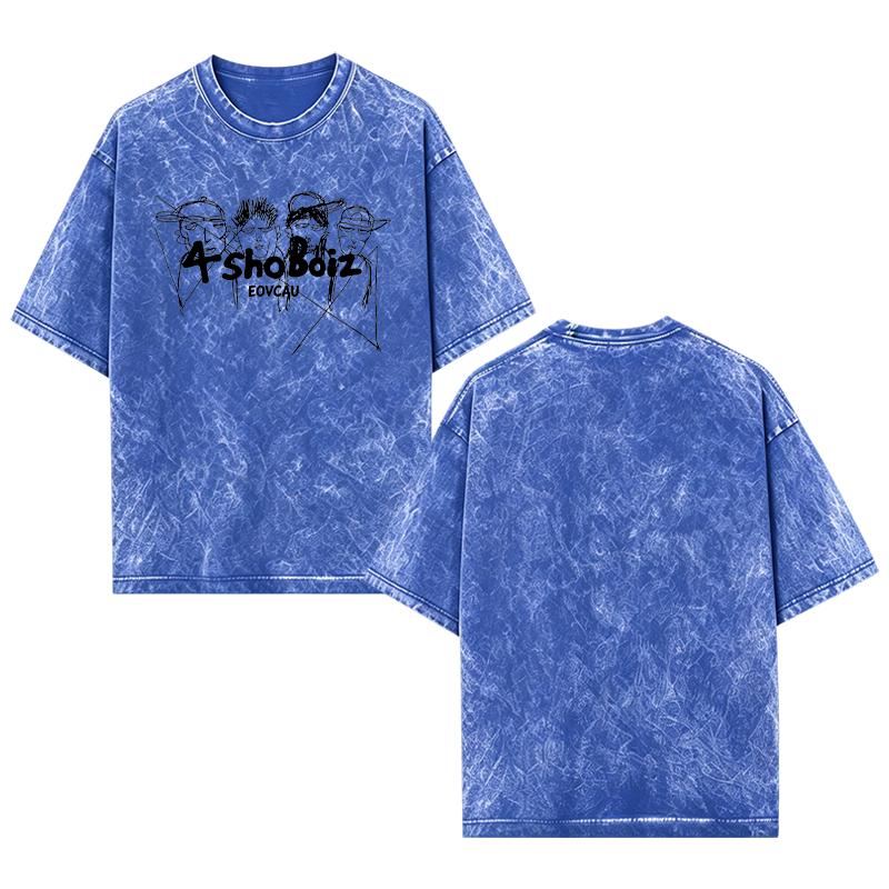 [EOVCAU][Sale Up To 60%]Lngshot Kpop Boy Group Shirt, Gen 5 Kpop shirt, Kpop Inspired T-Shirt, Gift for Women Men，4shoBoiz Vintage Acid Wash Oversized Tee - Streetwear Hip-Hop Sketch Graphic T-Shirt，Y2K Aesthetic Rap Group Graphic Tee #HipHopStreetwear