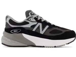 New Balance FuelCell 990v6 Black Silver (GS)