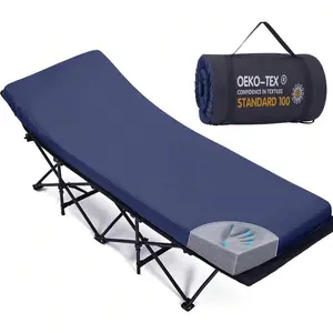 2025Camping Cot Mattress 2in Memory Foam Sleeping Pad,Soft Warm Non-Slip Camping Mattress Topper With Retaining For Adults,Portable Roll Up Pad For Travel(75 X30)(Only Mattress)