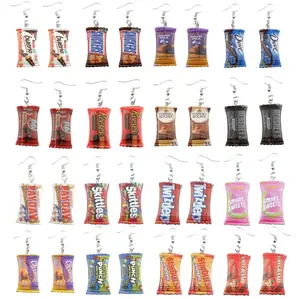 Candy Earrings, Chocolate Earrings, Novelty Earrings