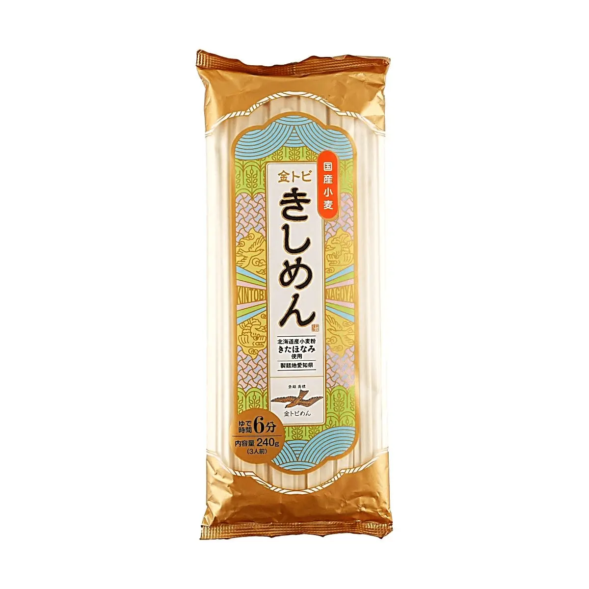 KINTOBI SHIGA Japan KINTOBI Udon Noodles 240g - Chewy Wide Cut Noodles Made with Hokkaido Wheat
