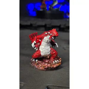 Groudon -like 50mm resin 3d printed model