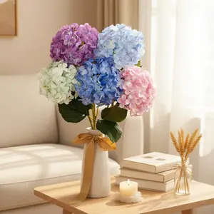 Eco-Friendly 3D Printed Hydrangea Artificial Flowers 60cm Silk Decorative Luxury Wedding Venue Recyclable Home Arrangements Sustainable Floral Displays - Fruit