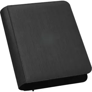 Toploader Binder,Holds 112 Toploaders, 4 Pocket Top Loader Binders for 3" x 4" Rigid Card Holders for Trading Cards or Sports Cards Binders (Black)