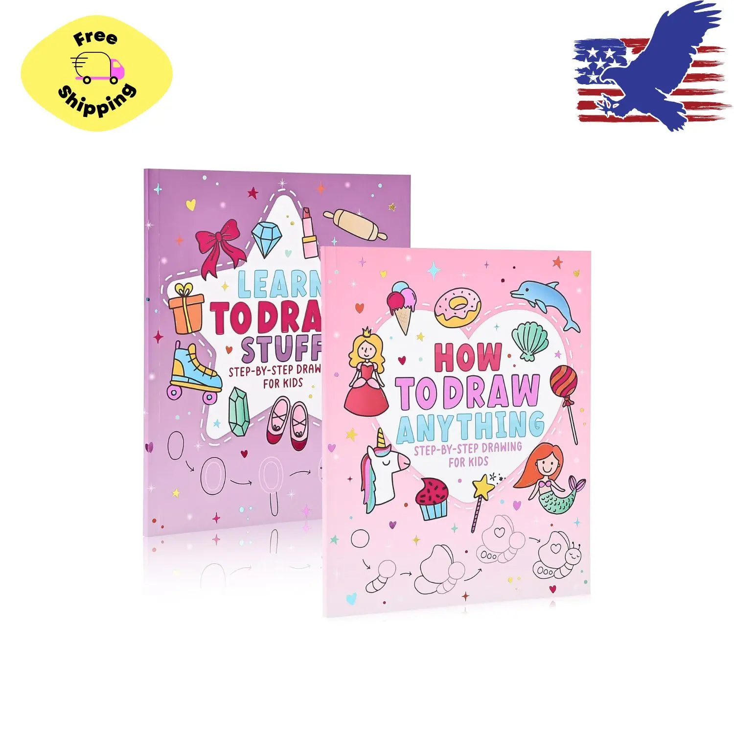 Fun How to Draw Books for Kids Set of 2