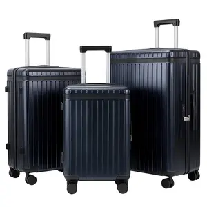 【SAIKIT】3-Piece Luggage Sets | Polycarbonate (PC) Material TSA Lock Hard Shell, Durable Travel Bags & Suitcases with Dual-Spinner Wheels Large Suitcase Sets (20/26/28 in) Back-to-School Gift - 6043/3