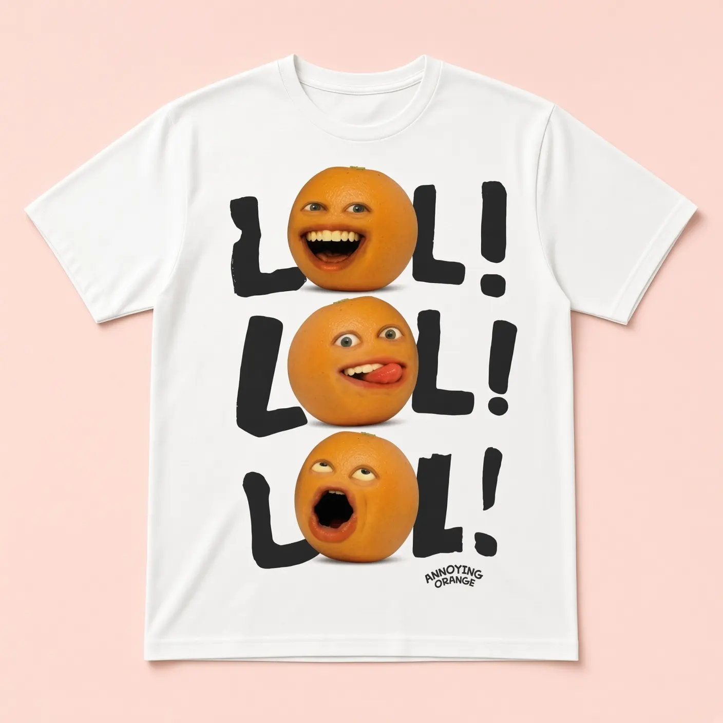 Adult And Youth Y2K Funny Annoying Orange LOL T-Shirt, Orange Graphic Tshirt, Streetwear Tee, Funny T-shirt