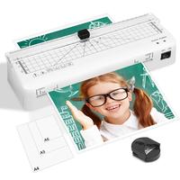A4 Laminator White-(10Films+Cutter+Corner Rounder)