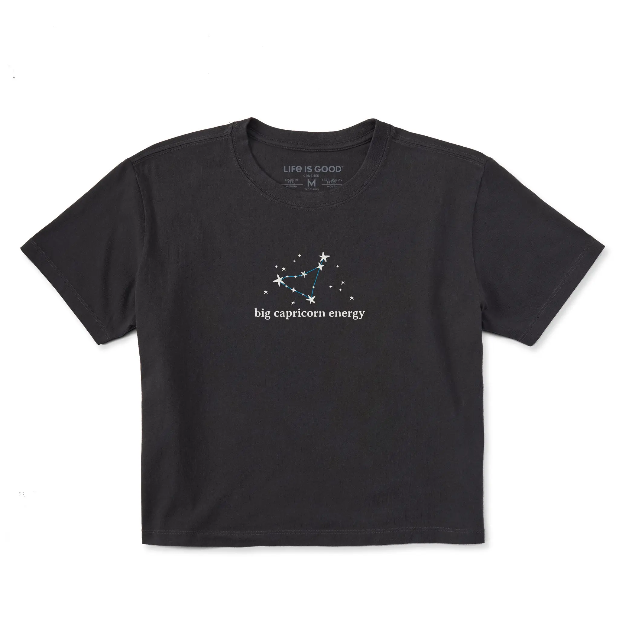 Women's Big Capricorn Energy Short Sleeve Crusher Boxy Tee