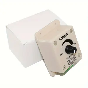 High-Quality LED Strip Light Dimmer - Stepless Brightness Control, Easy Install, for Single Color Lights & Strips