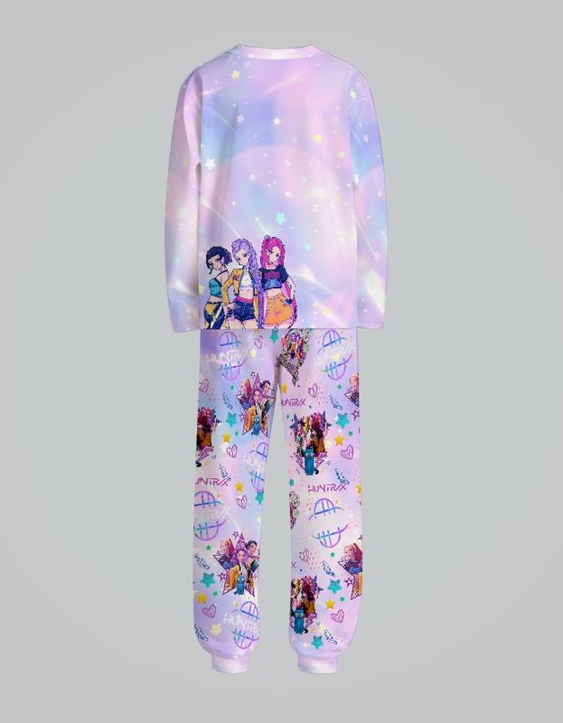 2025 K-Pop Costumes Demon Hunters Women's Pajama Set, Pop Star Casual Loungewear