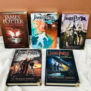 James Potter Series Complete 5 Hardcover Books Set by G Norman Lippert - HP Next Generation of Magic Fanfic - Hall of Elders Crossing - BookTok Wizarding Gift