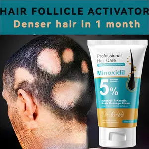 5% Minoxidil Hair Growth Cream – Stop hair loss and quickly regenerate thick hair by activating dormant follicles, achieve thick hair and reduce hair loss, grow new hair within 3 months