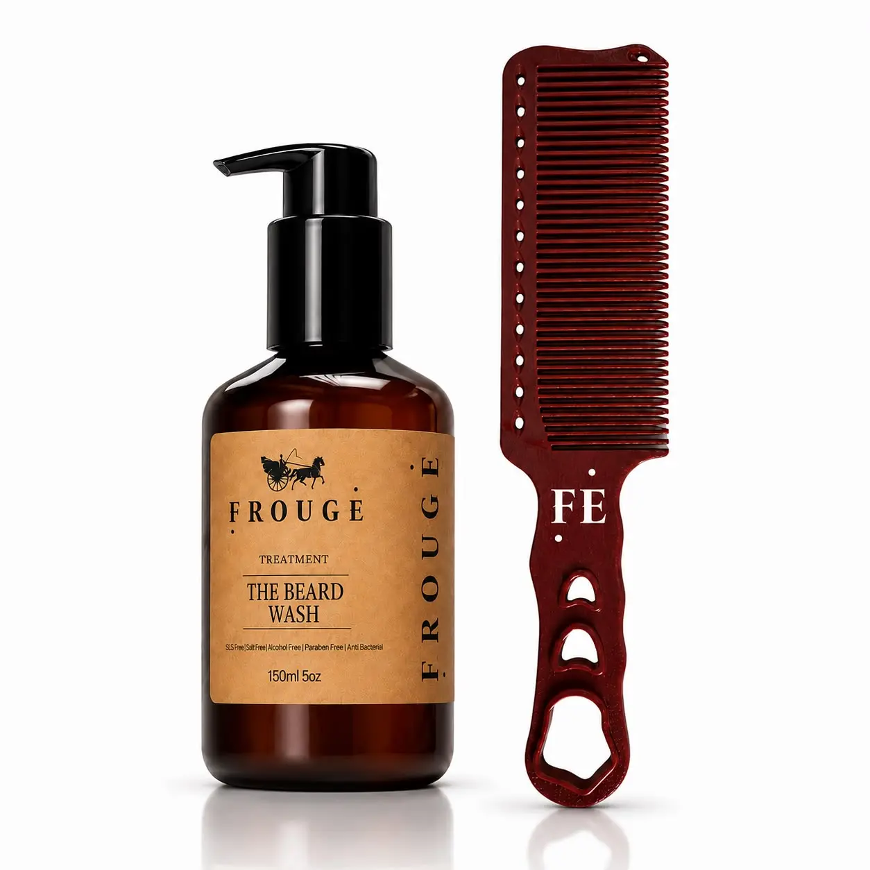 Beard Wash – Treatment Series | Premium Beard Wash for Men – Nourishing Beard Shampoo with Vitamin E & Natural Oils – Softens Beard, Cleanses Skin – Masculine Scent