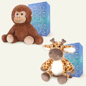 <Jungle Bundle> Heatable & Coolable Weighted Plush Heat Patches, Lavender Scented Heating Pad, Toddlers & Period Must Have