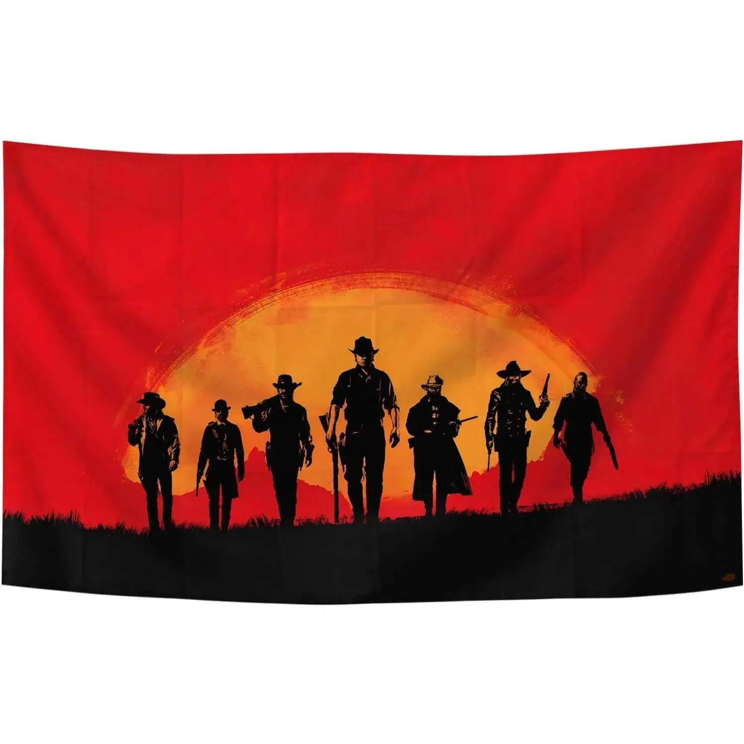 Red Dead Redemption 2 Pop Art Synthetic Soft Polyester Tapestry, 60x40in Home Wall Hanging Decor, School Dorm Banner, Anniversary Gift for Daily Home Supplies Enthusiasts