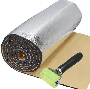 80"x 40"  394mil Car Sound Deadener Deadening Mat Noise and Heat Shield Insulation Closed Cell PE Foam Vibration Dampening Material For Car Hood Trim Roof Door and Trunk