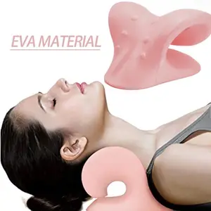 Neck Stretcher Pillow for Pain Relief, Cervical Support & Shoulder Relaxer, Office & Student Self Care Wellness Gift
