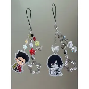 [GIFT IDEA] Cute Acrylic Keychain | Kawaii Chibi Character Charm | Handmade Gift for Friends