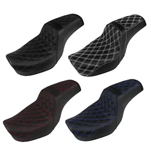 Two-Up Seat Rider Passenger Fit For Harley Dyna 2006-2017