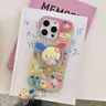Magnetic Dual-Layer Heart Rainbow Bunny Protective Phone Case with Stand, Compatible with Apple iPhone 18 Pro Max, Fashionable Women's Phone Case