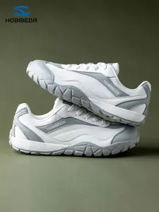 Hobibear Spring Autumn New Women's Versatile Casual Outdoor Walking Shoes, Men's Wear-Resistant Anti-Slip Wide Foot Sports Shoes, Comfortable and Durable, Sneaker, Wide Fit, Athletic Leisure Shoes, Lace Fastening