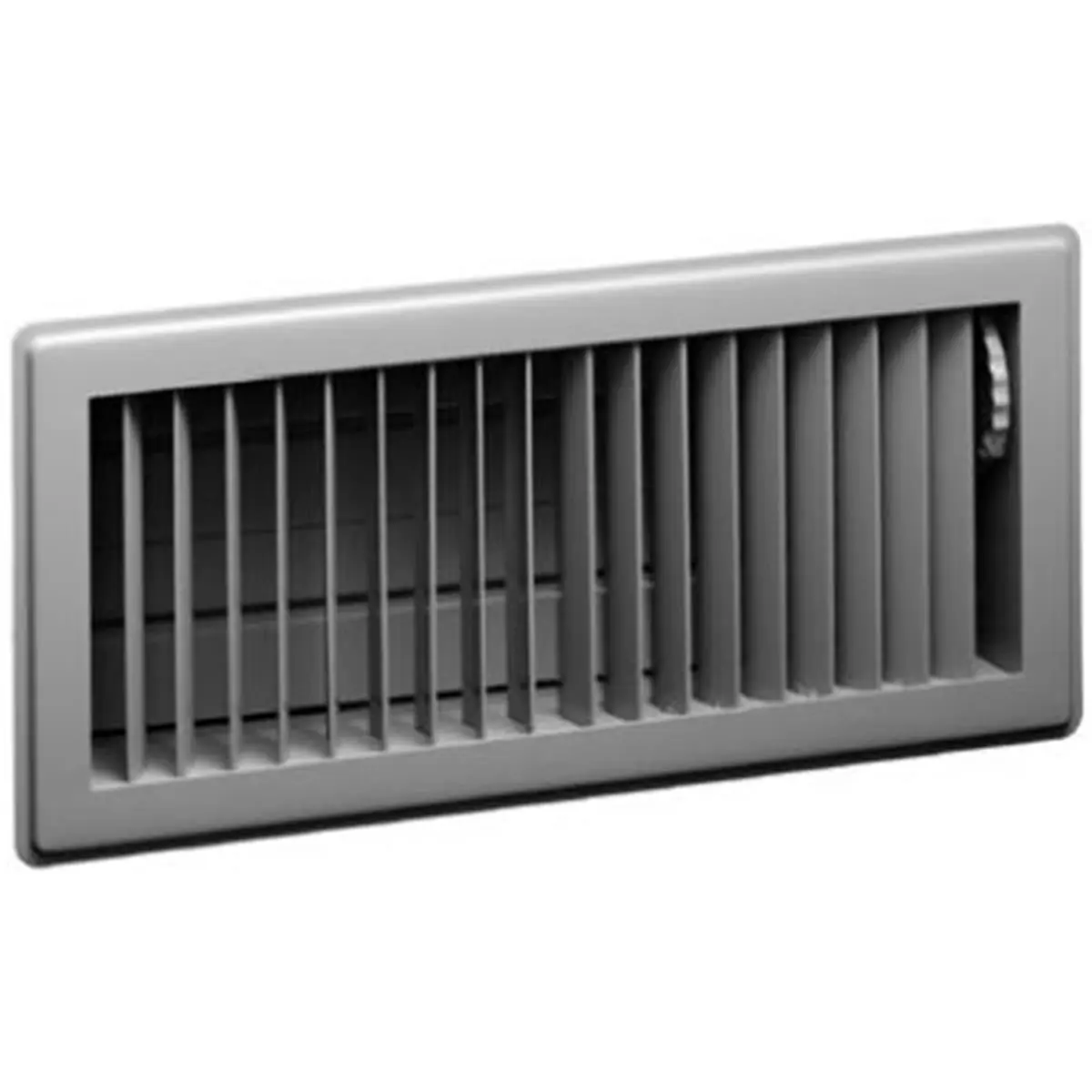 American Metal Products 413W2X12 White Floor Register- 2 x 12 in, 1.1 Lbs, 3.75 X 13.5 X 1.5 In