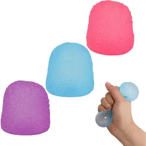 3pcs Squishy Textured Candy Stress Balls - Sensory Toys for Kids with Unique Needs - Great for Classrooms, Home, and Playtime