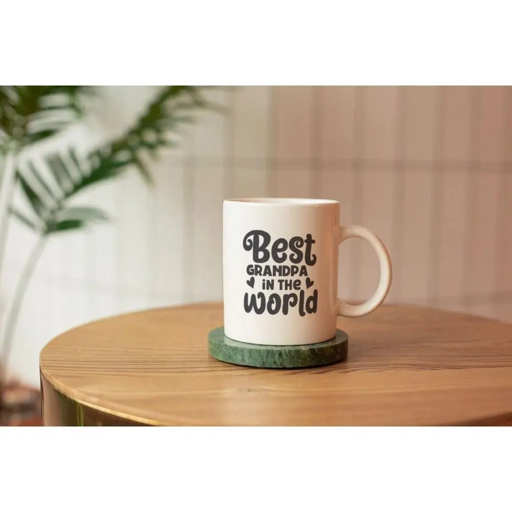 Best Grandpa in the world mug, gift for grandpa, coffee mug for grandparent, best grandpa, gift for grandparents Ceramic Drinkware