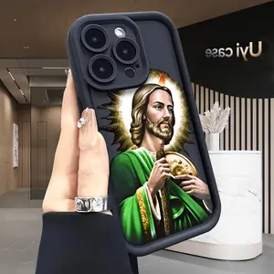 Saint Jude Devotional Art Phone case iPhone 17 Air 16 16e 15 14 13 12 11 Pro Max Plus X XS for Shockproof Silicone TPU Bumper Drop Protection Soft Cover Holiday gifts