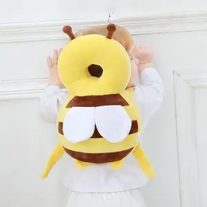 Toddler Kid Soft PC Backpack, Adjustable Cartoon Animal Plush Backrest Design, Colorful Polyester Fiber Lightweight Infant Bag, Perfect Festival & Birthday Gift