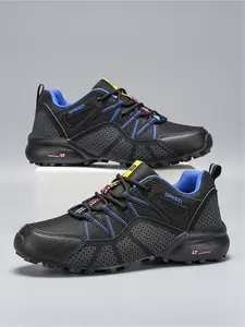 Unisex Professional Mountaineering Shoes: Deep-Tooth Non-Slip Sole, Reinforced Structure, Breathable Mesh For Mountain Exploration, Breathable Outdoor Shoes