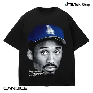 Kobe Bryant “Big Face Dodgers" Graphic Tee, Vintage Kobe Signature T-shirt, Myles Garrett Shirt