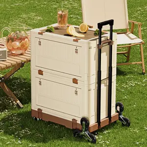 KHNR's new portable storage box features a movable handle, suitable for home, outdoor, camping, and picnic use. Versatile and a must-have for any home.