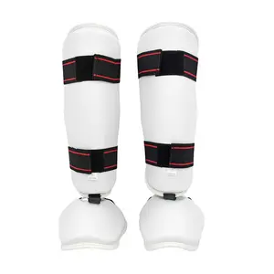 Taekwondo Shin Guards & Instep Guards, 1 Pair MMA Martial Arts Taekwondo Sports Shin Guards & Instep Guards, Comfortable and Breathable Shin Guards