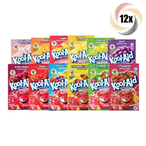 12x Packets Kool-Aid Variety Flavor Caffeine Free Soft Drink Mix | Mix & Match |