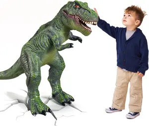 Large Soft Dinosaur Toys- 28" Jumbo Dinosaur Toys For Boys, Realistic Looking Dinosaur, Giant Dinosaur Toys For Kids 3-5, Toddler Dinosaur Toy Gift