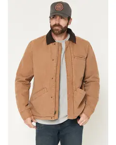 Men's Sherpa Lined Duck Canvas Jacket