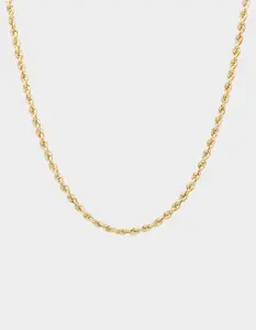 THE GOLD GODS  Mens 2.5mm 18k Gold Plated Chain