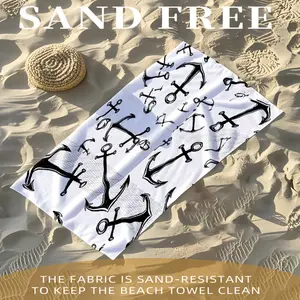 Quick drying beach portable outdoor sports bath towel, swimming quick drying soft towel