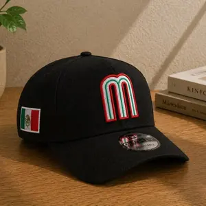Mexico World Baseball Classic Cream White Cap Featuring Mexico Flag, Adjustable Classic Streetwear Style, 2026 All Season Trend Durable Sports Fashion Headwear for Daily Use.