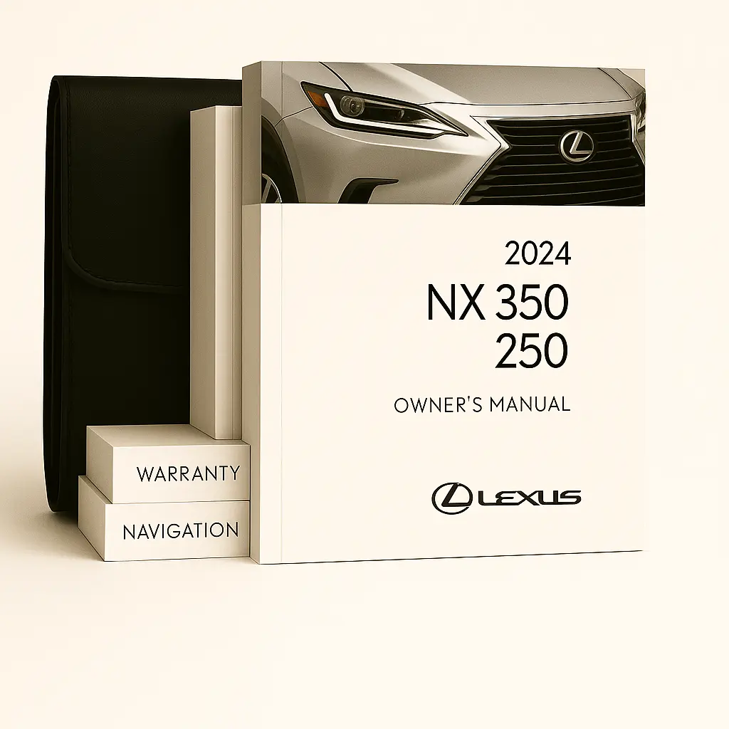 2024 Lexus NX 350 250 Owners Manual - Complete Set