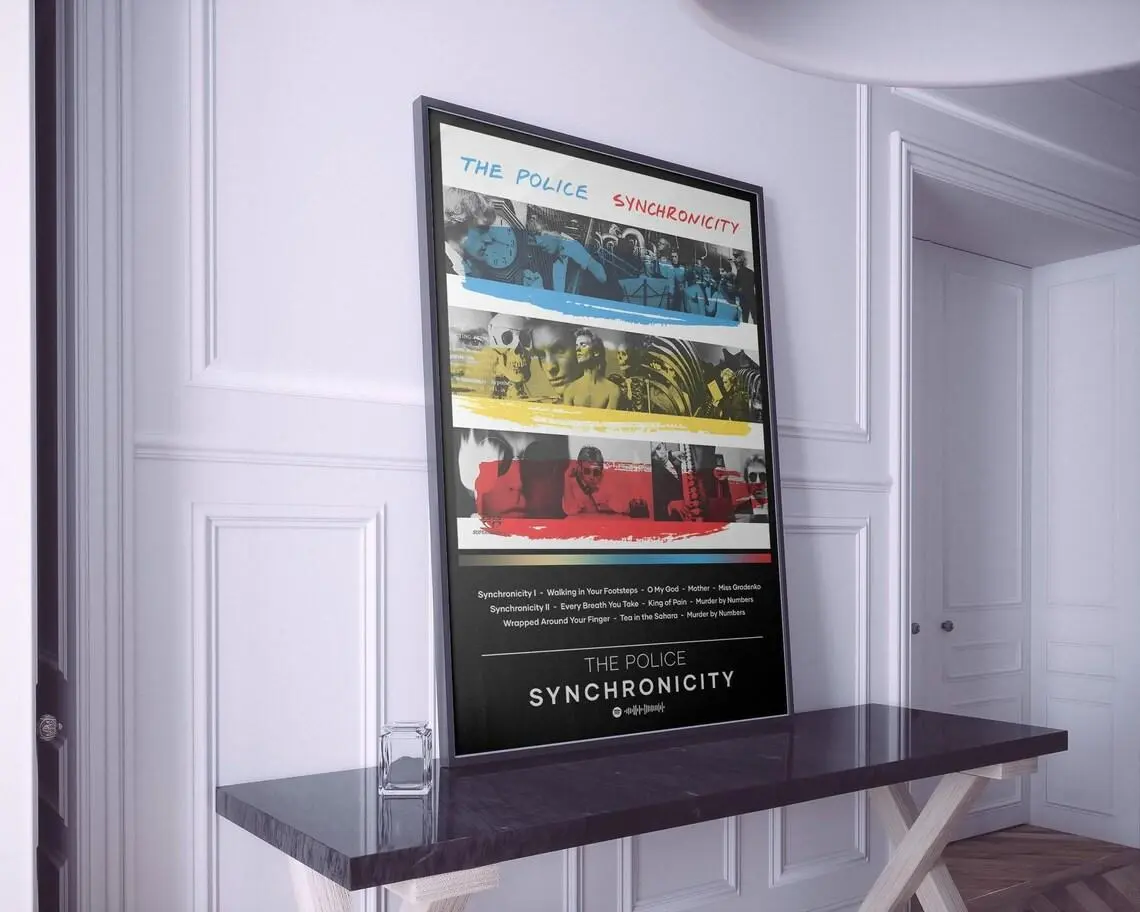The Police Poster Print | Synchronicity Poster | Album Poster Print | Wall Decor Poster | Album Cover | Music Poster