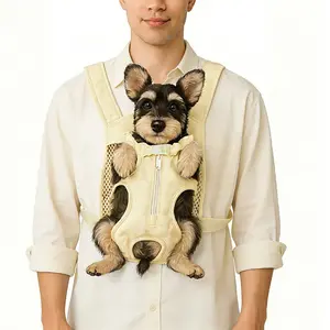 Pet Travel Backpack, Breathable Portable Dog Bag, Teddy Poodle Bichon Small Medium Dogs, Outdoor Adventure Gear, Lightweight Design
