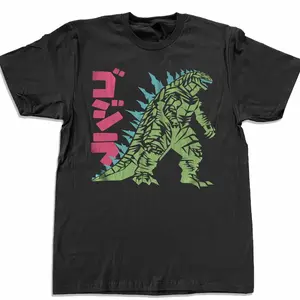 Vintage Godzilla Graphic T-Shirt, Japanese Monster Movie Poster Shirt